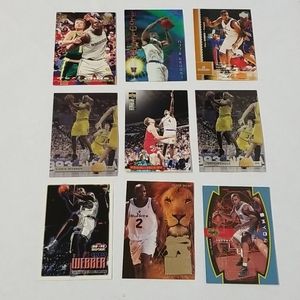 Chris Weber Basketball Cards Lot of 9